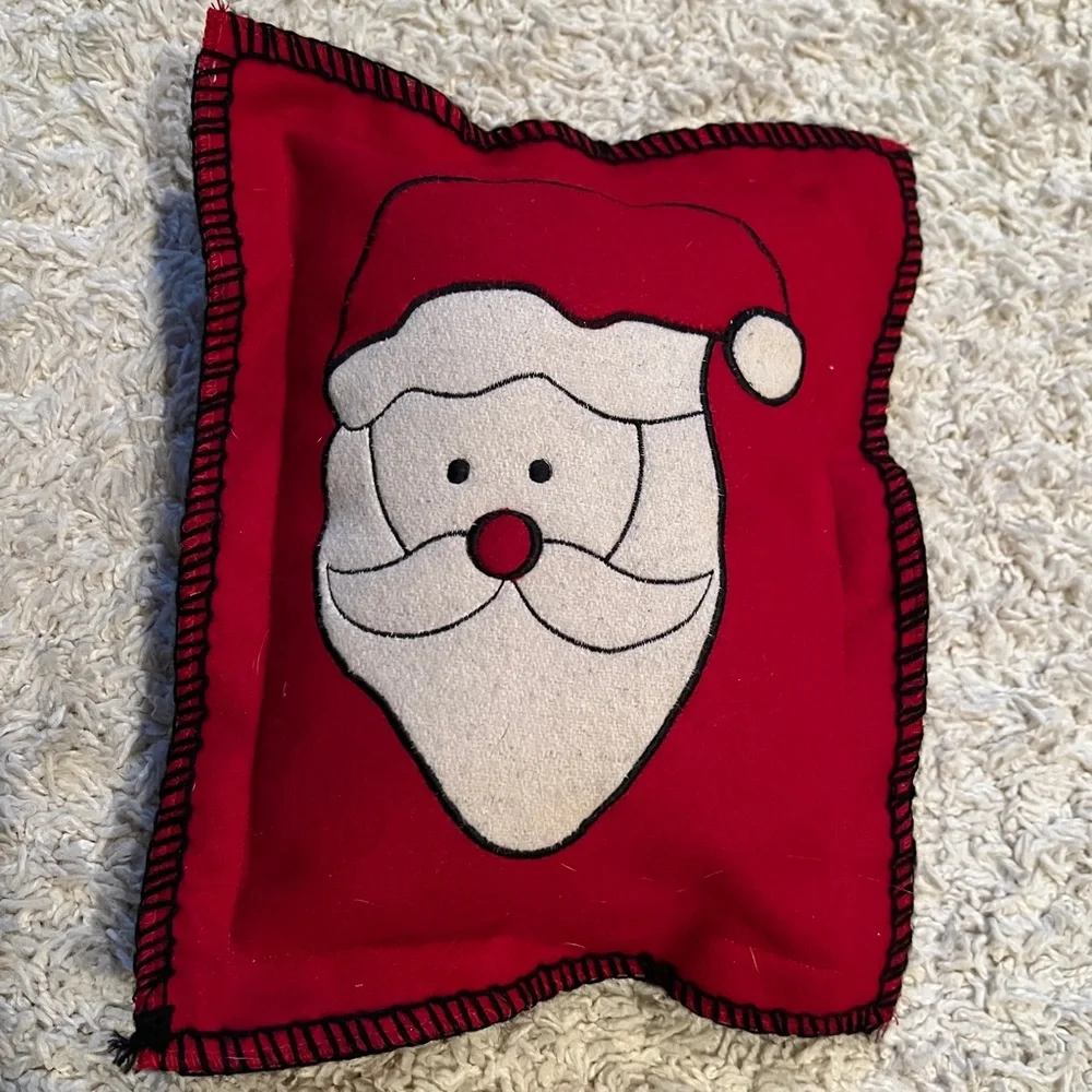 Vintage Santa Clause Mini Pillow